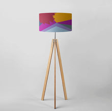 Load image into Gallery viewer, Maple drum lampshade, Diameter 45cm (18&quot;) Tripod