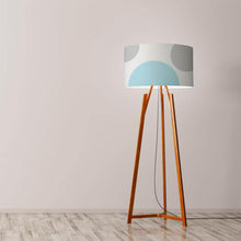 Load image into Gallery viewer, Circles drum lampshade, Diameter 45cm (18&quot;) Floor lamp