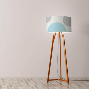 Circles drum lampshade, Diameter 45cm (18") Floor lamp