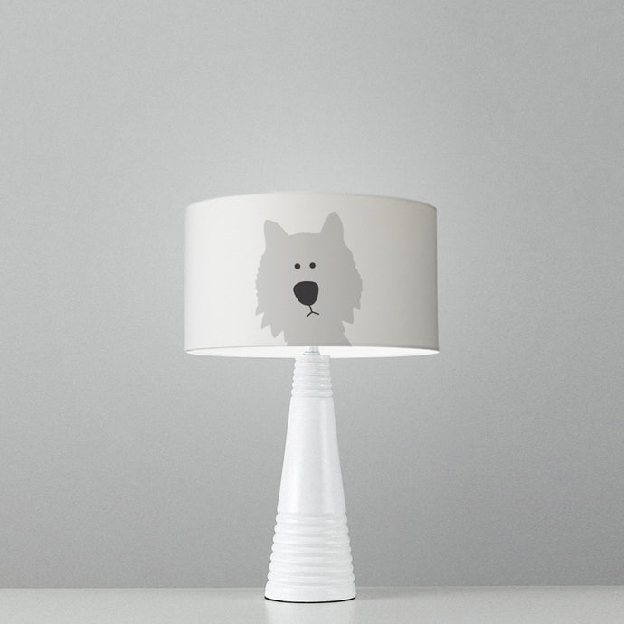 Dog drum lampshade, Diameter 25cm (10