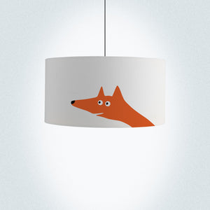 pendant lampshade with fox