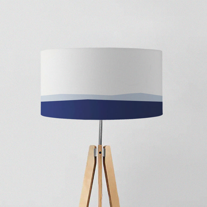 Night ocean drum lampshade, Diameter 45cm (18