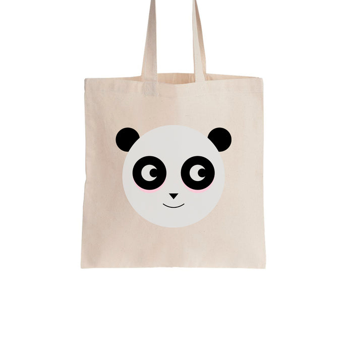 Panda recycled cotton tote bag