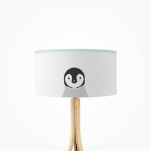 Load image into Gallery viewer, Penguin drum lampshade, Diameter 35cm (14&quot;) - Mere Mere