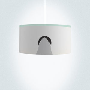 Penguin Drum Lampshade Diameter 45cm (18") Ceiling or floor lamp - Meretant Decor