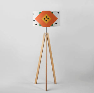 Pixel flower drum lampshade, Diameter 45cm (18")