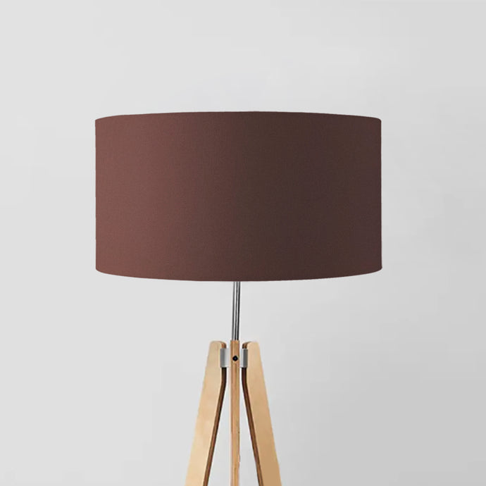 Dark Brown custom made lampshade