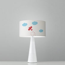 Load image into Gallery viewer, Airplane and clouds drum lampshade, Diameter 25cm (10&quot;) - Mere Mere