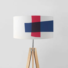 Load image into Gallery viewer, Red-blue colour mixture drum lampshade, Diameter 45cm (18&quot;)