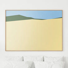 Load image into Gallery viewer, abstract geometric art print features a mesmerizing design inspired by a sand cliff