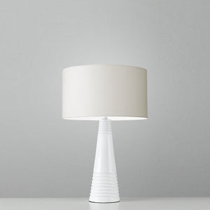 Off White Silk drum lampshade, Diameter 25cm (10") - Mere Mere
