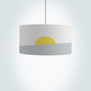 Sunrise Drum Lampshade Diameter 45cm (18") Ceiling or floor lamp - Meretant Decor