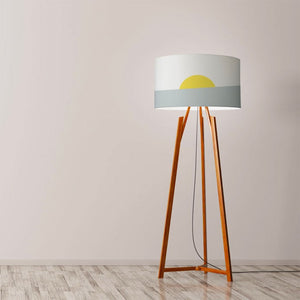 Sunrise Drum Lampshade Diameter 45cm (18") Ceiling or floor lamp - Meretant Decor