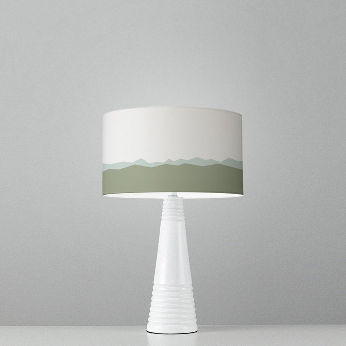 Ural Mountains drum lampshade, Diameter 25cm (10