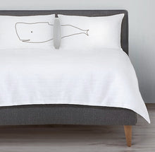 Load image into Gallery viewer, Whale pair housewife pillowcases - Meretant Decor