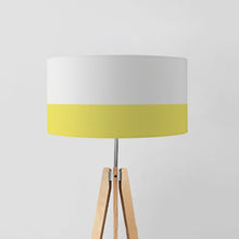 Load image into Gallery viewer, Yellow Line drum lampshade, Diameter 45cm (18&quot;) - Meretant Decor